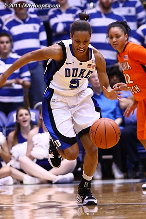 Jasmine Thomas starts another Duke break