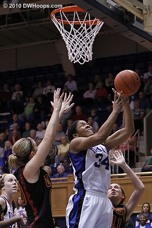 Krystal Thomas had a solid second half.  - Duke Tags: #34 Krystal Thomas 