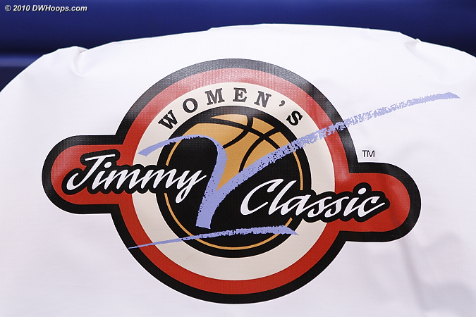 Tonight's telecast benefited the V Foundation.  Both coaches expressed that Coach Valvano would have appreciated tonight's hard-fought game, and we agree.  