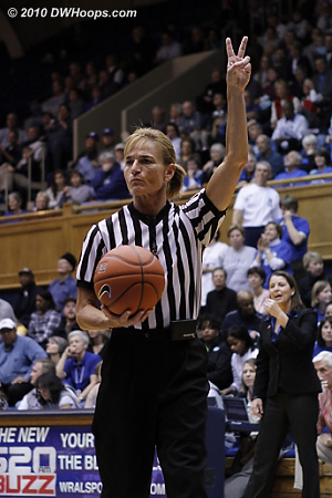 Dee Kanter calls for two shots in a very tightly called second half.  