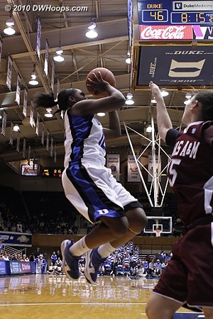 Chelsea Gray elevates but misses during a stretch of continual lead changes  - Duke Tags: #12 Chelsea Gray 