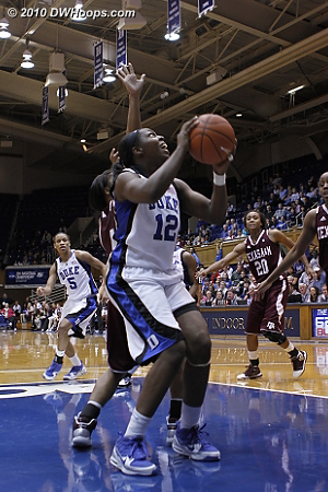 Chelsea Gray scores in the paint.  - Duke Tags: #12 Chelsea Gray 