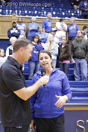 Coach P interviewed by Morgan Patrick.