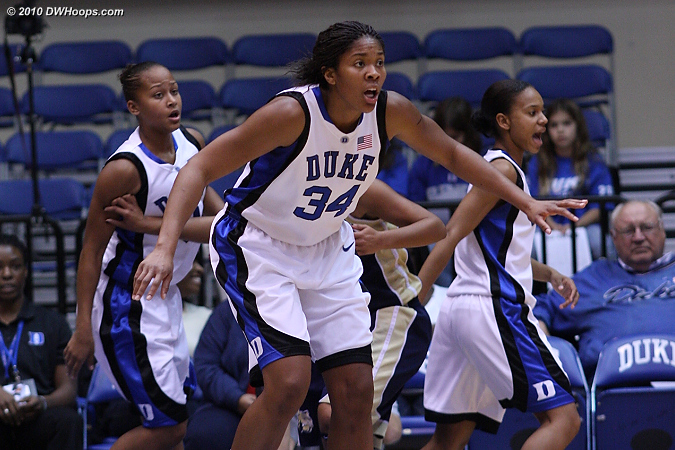 Krystal Thomas  - Duke Tags: #34 Krystal Thomas 