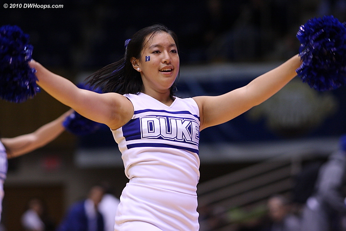 A Duke Cheerleader  - Duke Tags: Duke Cheerleaders 