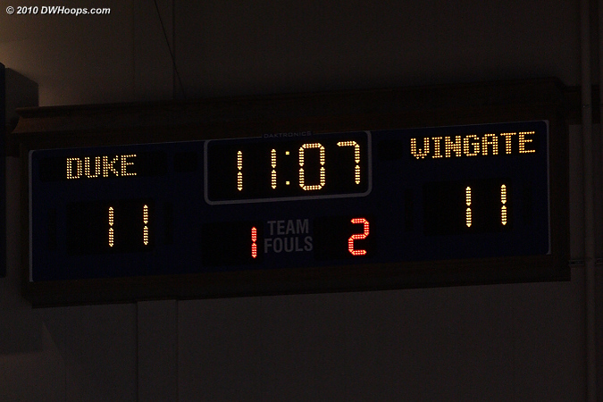 The game was uncomfortably close early on.  