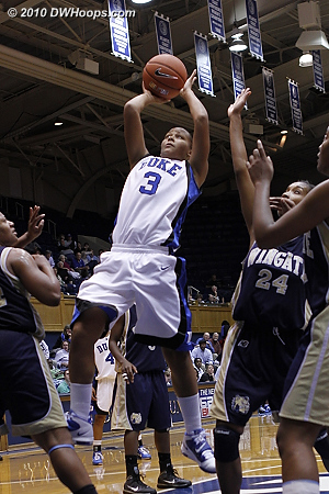 Shay in the paint  - Duke Tags: #3 Shay Selby 