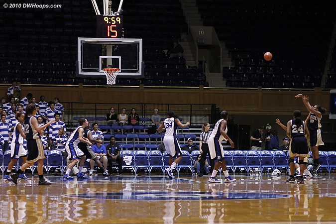 Duke's half-court defense got a little lax once it was a blowout, though they did expend a lot of energy on various presses and traps.  