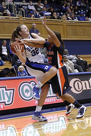 There's no quit in Amber Blackwell  - Duke Tags: #32 Tricia Liston 