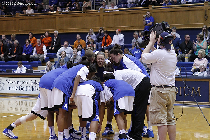 Pregame huddle  