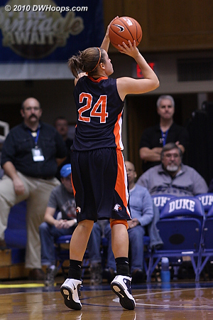 Carson-Newman got plenty of wide open looks on the perimeter - Mendenhall was 4-6 from distance.  