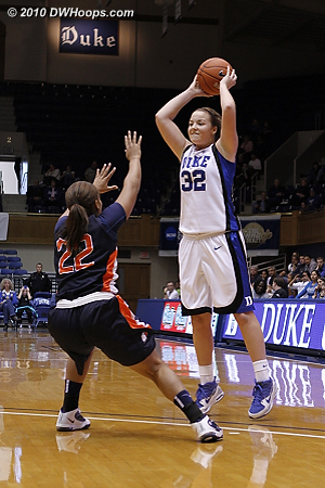 Liston sharing the ball on a day when Duke dished out 30 assists.  - Duke Tags: #32 Tricia Liston 