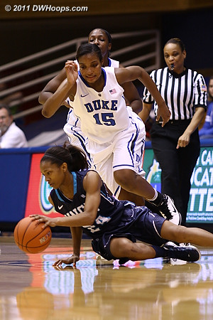 Richa Jackson turns over Jessica Freeman (24)