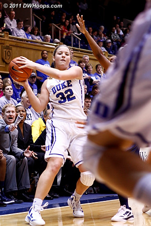 Tricia Liston not only shot well, but also passed well