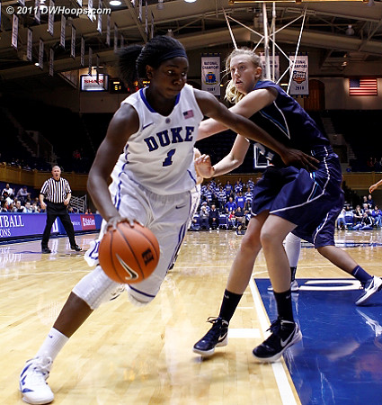 Williams drives past Mcgowen