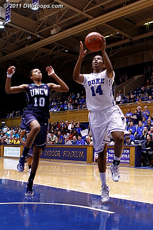 Ka'lia scores again to make it 102-43