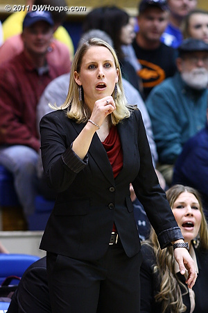 Pfeiffer coach Jill Thomas  