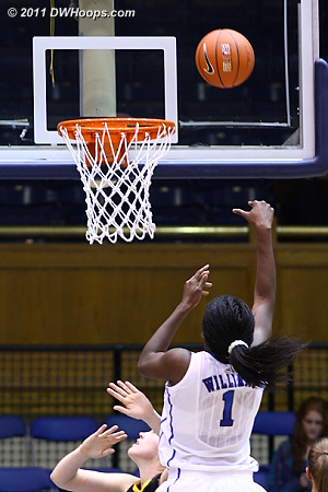 DWHoops Photo  - Duke Tags: #1 Elizabeth Williams 