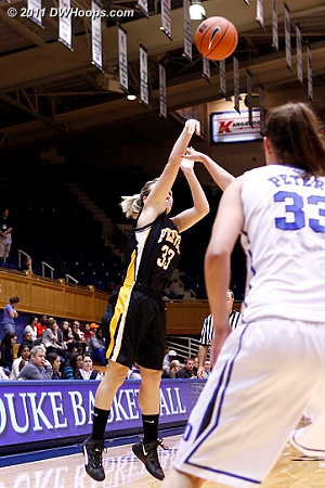 Lemons fires again, she finished with 12 of Pfeiffer's 27 points  