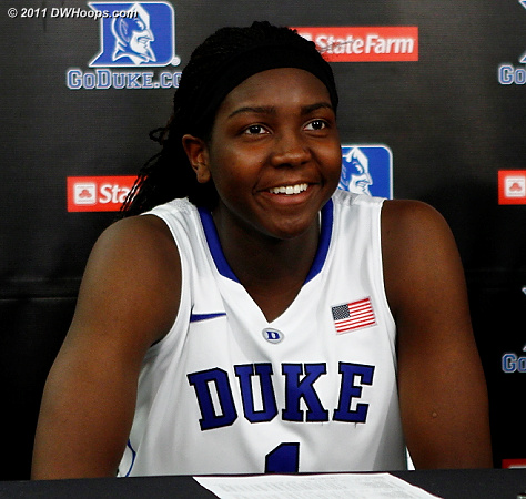 Elizabeth Williams in the media room