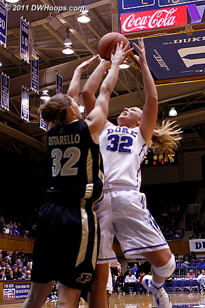 Tricia Liston started the game for Duke  - Duke Tags: #32 Tricia Liston 