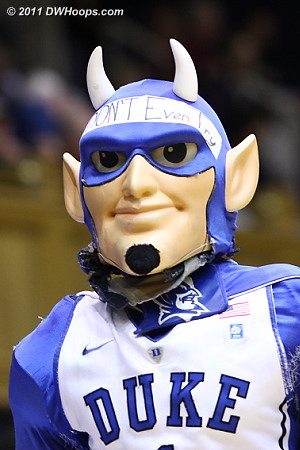 The Blue Devil was looking a little ragged  