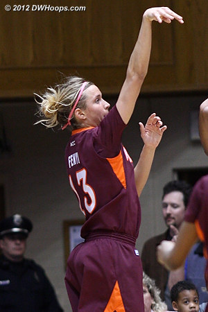 This would have tied it at 19  - VT Players: #13 Alyssa Fenyn 