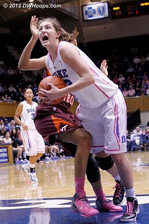 Haley drives and is fouled