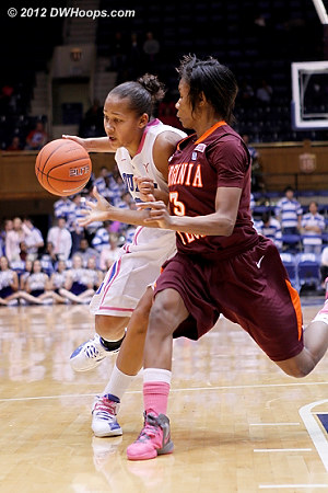 #3 on #3  - Duke Tags: #3 Shay Selby - VT Players: #3 Aerial Wilson 