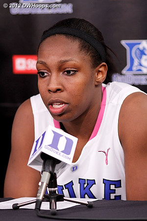 Chelsea comments on the loss of Richa  - Duke Tags: #12 Chelsea Gray 