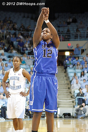 Gray hits the free throw to complete Duke's five point trip, Devils up 16