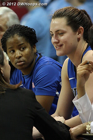 Coach P expressed concern that Peters looked peaked from loss of blood, but Haley wanted to play