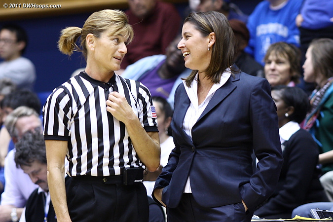 Dee Kanter and Coach P, who described today's game as being full of 