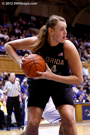 FSU's Cierra Bravard  