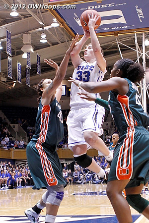 Wilson (left) got the blocked shot, Miami leads 4-2
