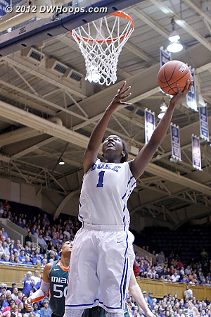 Williams converts the Gray pass into a deuce, Duke leads 10-9