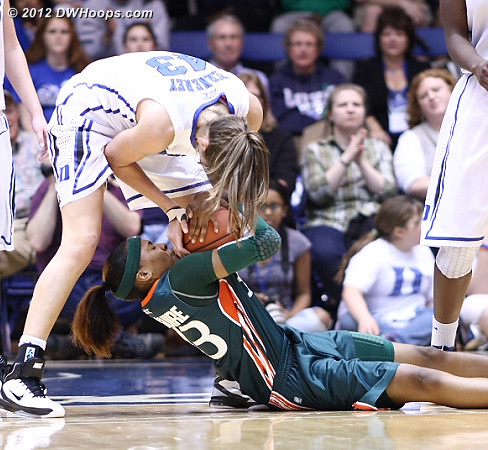 Those hours of lifting pay off as it's easy for Allison to grab the ball and take McGuire with it