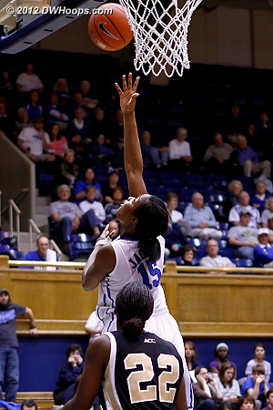 Richa Jackson scores on a reverse layup