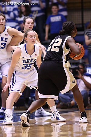 Frush on defense as the last minute is played out