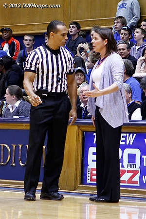 Coach P gets an explanation from Billy Smith