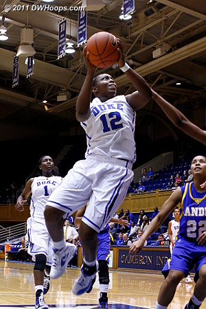 Great body control by Chelsea Gray, who finished with 18  - Duke Tags: #12 Chelsea Gray 