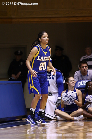 After already having made 7 of 9 threes, why is Jasmine Judge still wide open behind the arc?  