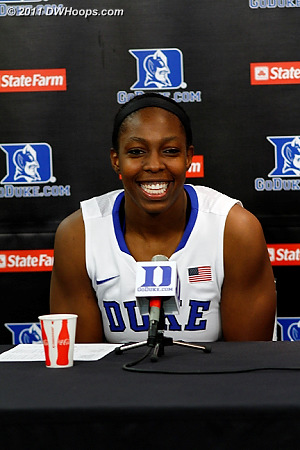 Chelsea Gray in the post-game press conference.
