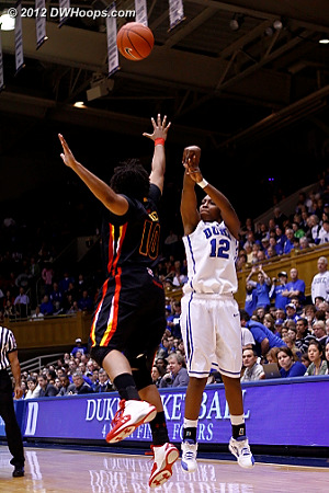 Chelsea tried to answer Barrett but missed from behind the arc.