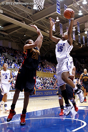 Richa would get the hoop and harm to give Duke their first two possession lead of the afternoon