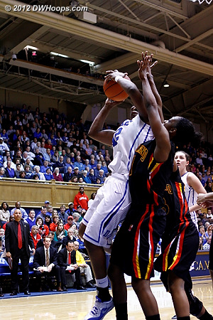 Chelsea Gray scores during a see-saw lead changing sequence  - Duke Tags: #12 Chelsea Gray 
