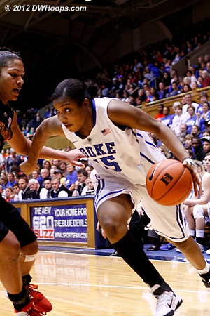 Richa drove and scored, making it a two possession Duke lead  - Duke Tags: #15 Richa Jackson 