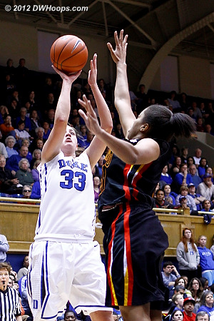 Peters puts Duke up 50-45  - Duke Tags: #33 Haley Peters 