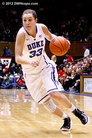 Haley Peters drives  - Duke Tags: #33 Haley Peters 