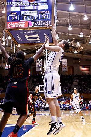 It seemed like Haley couldn't miss  - Duke Tags: #33 Haley Peters 
